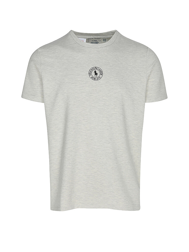 Polo Ralph Lauren pour homme. 714P01951002 T-shirt en tissu éponge avec logo gris (XL), Casuel, Coton, Manche courte